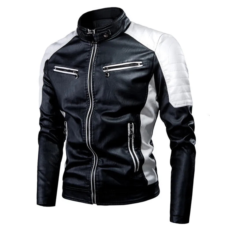 img_aliexpress1771212264.jpeg Asphalt Color-Block Faux Leather Racer Jacket