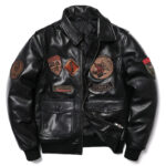 Heritage Embroidered Sheepskin Flight Jacket