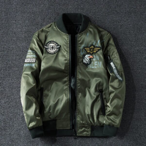 Squadron Badged Military Bomber Jacket