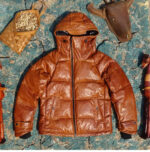 Hooded Genuine Leather Puffer Jacket