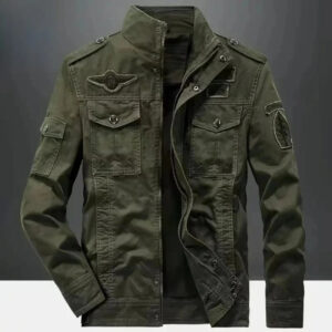 Military Pilot Patch Bomber Jacket