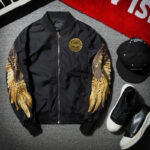 High-Density Embroidered Bomber Jacket