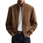 Suede-Finish Street Jacket