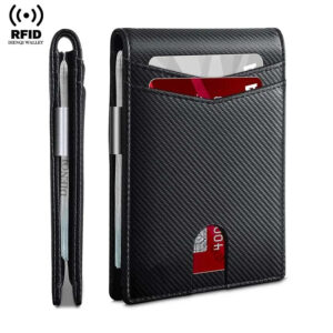 Carbon-Look RFID Card Holder