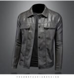 Vanguard Faux Leather Lapel Jacket – view 14