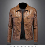 Vanguard Faux Leather Lapel Jacket – view 15