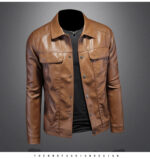 Vanguard Faux Leather Lapel Jacket – view 16