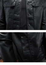 Vanguard Faux Leather Lapel Jacket – view 19