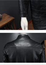 Vanguard Faux Leather Lapel Jacket – view 20