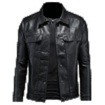 Vanguard Faux Leather Lapel Jacket – view 23