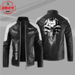 Phantom Color-Block Motorcycle Racer Jacket