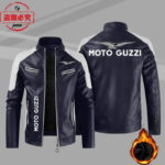 Phantom Color-Block Motorcycle Racer Jacket – view 2