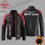 Phantom Color-Block Motorcycle Racer Jacket – view 3