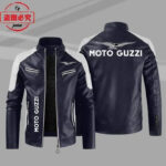 Phantom Color-Block Motorcycle Racer Jacket – view 4