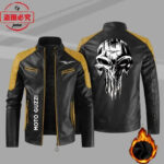 Phantom Color-Block Motorcycle Racer Jacket – view 7