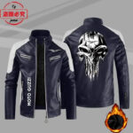 Phantom Color-Block Motorcycle Racer Jacket – view 9