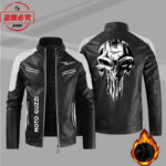 Phantom Color-Block Motorcycle Racer Jacket – view 11