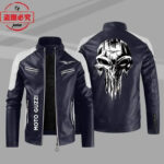 Phantom Color-Block Motorcycle Racer Jacket – view 13