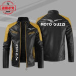 Phantom Color-Block Motorcycle Racer Jacket – view 15