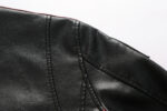 Grid Series Patched Faux Leather Racer Jacket – view 18