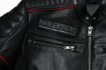 Memento Mori Embroidered Cowhide Moto Jacket – view 13