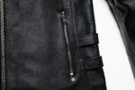 Memento Mori Embroidered Cowhide Moto Jacket – view 14