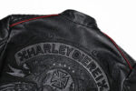 Memento Mori Embroidered Cowhide Moto Jacket – view 16