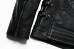 Memento Mori Embroidered Cowhide Moto Jacket – view 22