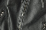 Grand Prix Patched Vintage Cowhide Moto Jacket – view 16