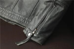 Grand Prix Patched Vintage Cowhide Moto Jacket – view 20