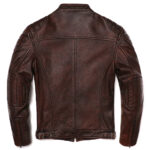 Burnished Cowhide Motorcycle Jacket – view 6
