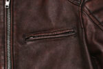 Burnished Cowhide Motorcycle Jacket – view 15