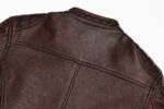 Burnished Cowhide Motorcycle Jacket – view 18
