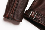 Burnished Cowhide Motorcycle Jacket – view 20