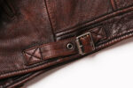 Burnished Cowhide Motorcycle Jacket – view 21