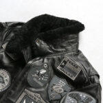 Heritage Patched G-1 Leather Flight Jacket – view 3