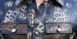 Midnight Botanical Floral Sheepskin Jacket – view 15
