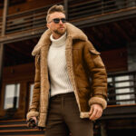 Nomad Sherpa-Collar Faux Leather Jacket – view 3