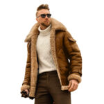 Nomad Sherpa-Collar Faux Leather Jacket – view 6