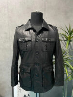 Signature 4-Pocket Waxed Leather Jacket – view 4