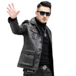 Signature 4-Pocket Waxed Leather Jacket – view 7