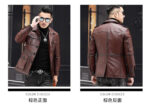 Signature 4-Pocket Waxed Leather Jacket – view 13