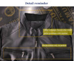 Technical Faux Leather Biker Jacket – view 10