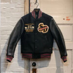 D'Artisan Contrast-Sleeve Varsity Jacket – view 5