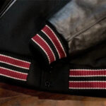 D'Artisan Contrast-Sleeve Varsity Jacket – view 6