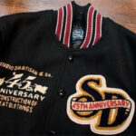 D'Artisan Contrast-Sleeve Varsity Jacket – view 7