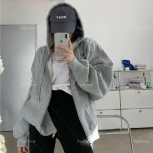 Letter-Embroidered Cropped Leather Jacket – view 2
