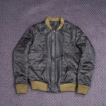MA-1 Sheepskin Leather Bomber Jacket – view 3