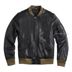MA-1 Sheepskin Leather Bomber Jacket – view 7
