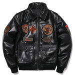 Heritage Embroidered Sheepskin Flight Jacket – view 9